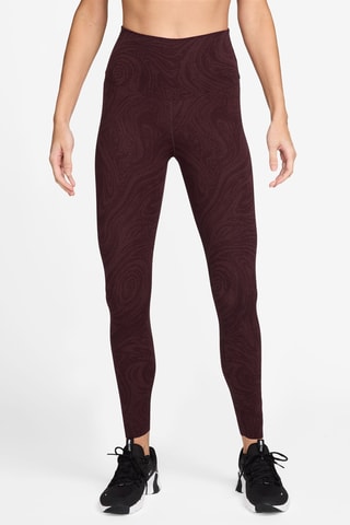 Legging taille haute Nike Zenvy - Bordeaux