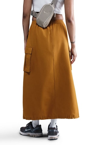 Jupe midi Nike Sportswear - Moutarde