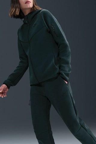 Pantalon polaire taille haute Nike Sportswear Tech - Vert foncé