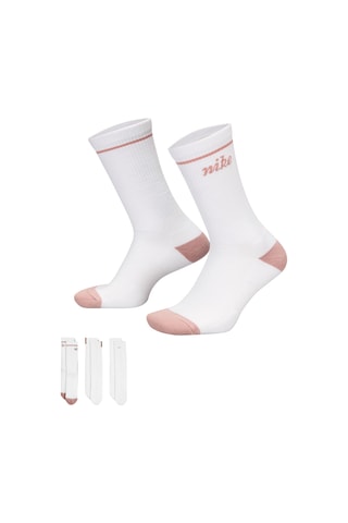3 paires de chaussettes Nike Everyday Plus - Blanc 