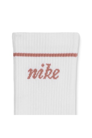 3 paires de chaussettes Nike Everyday Plus - Blanc 