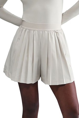 Jupe-short plissée taille haute Nike 24.7 PerfectStretch - Blanc