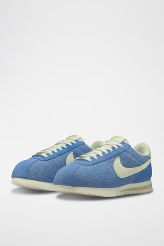 Nike Cortez SE en jean - Ciel