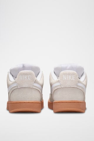 Nike Court Vision Low en cuir - Blanc