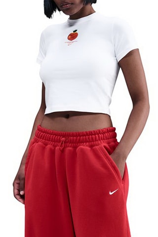 T-shirt cropped Nike Sportswear - Blanc