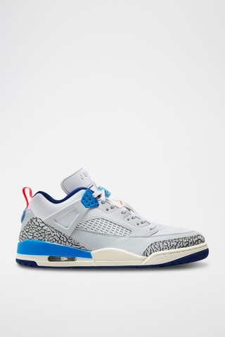 Jordan Spizike Low en cuir - Blanc