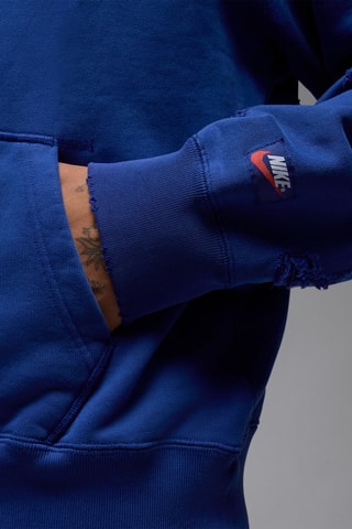 Sweat à capuche Jordan Rare Air - Bleu roi et blanc