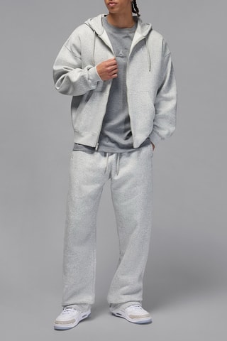 Sweat polaire à capuche Jordan Brooklyn - Gris chiné