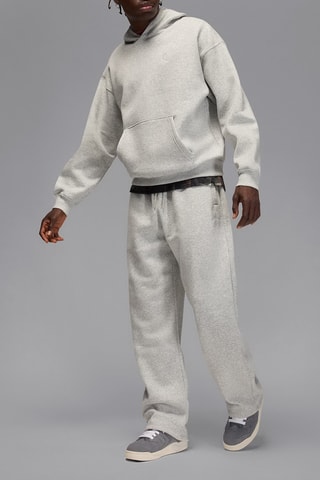 Sweat polaire à capuche Jordan Brooklyn - Gris chiné