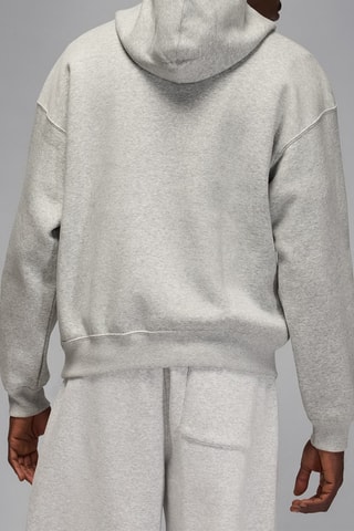 Sweat polaire à capuche Jordan Brooklyn - Gris chiné