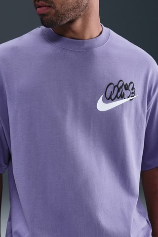 T-shirt Nike Solo Swoosh - Violet