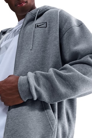 Sweat à capuche Nike Sportswear - Gris clair chiné