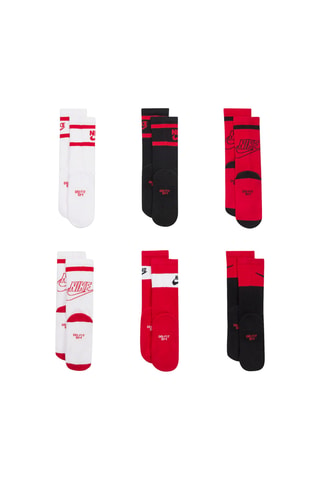 6 paires de chaussettes Nike Everyday - Blanc et noir