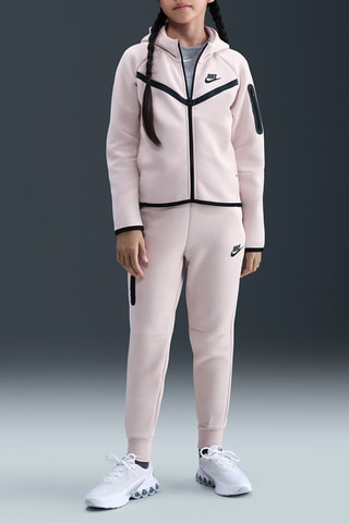 Sweat polaire à capuche Nike Sportswear Tech - Rose clair