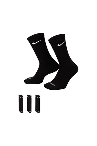 3 paires de chaussettes Nike Everyday Plus Cushioned - Noir