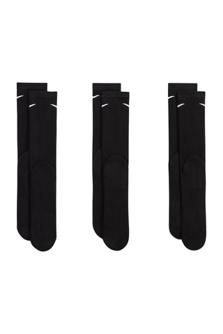 3 paires de chaussettes Nike Everyday Plus Cushioned - Noir