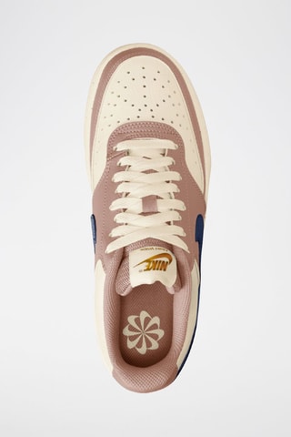 Nike Court Vision Low Next Nature - Vieux rose et bleu marine