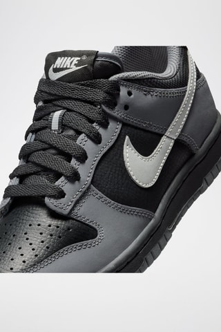 Dunk Low en cuir - Noir