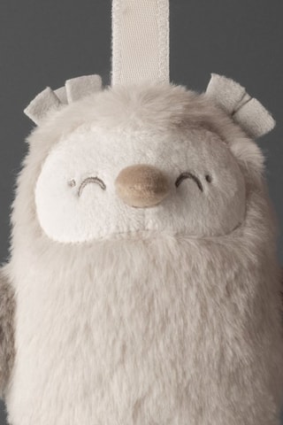 Mini peluche musical nómada Ollie a Coruja - A partir do nascimento