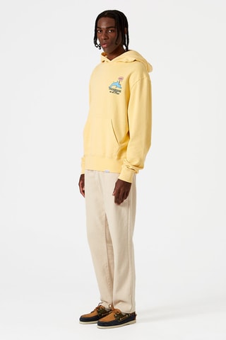 Sweat à capuche - Jaune