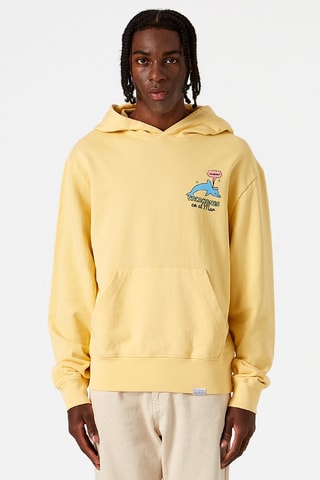 Sweat à capuche - Jaune