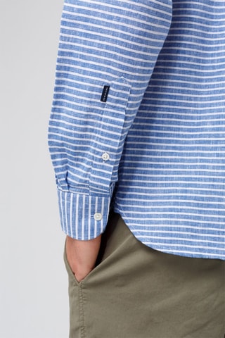 Chemise en lin - Bleu