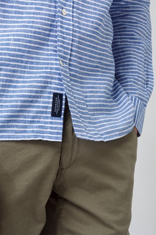 Chemise en lin - Bleu