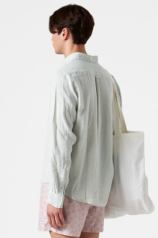 Chemise en lin - Vert