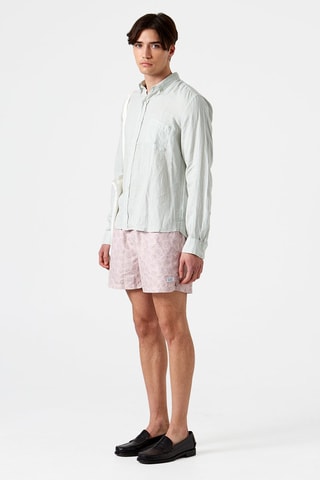 Chemise en lin - Vert