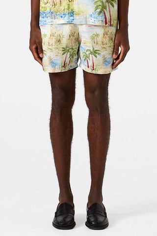 Short de bain - Blanc