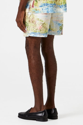 Short de bain - Blanc