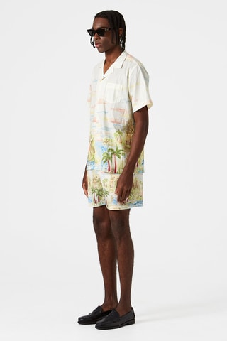 Short de bain - Blanc