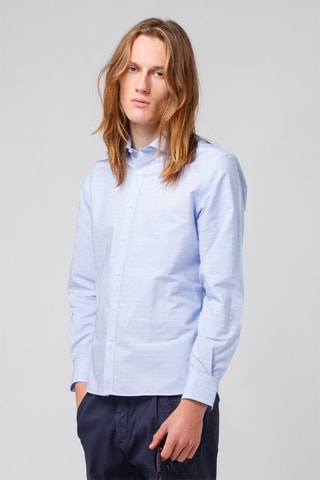 Chemise en lin - Bleu