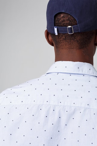 Chemise à pois - Bleu