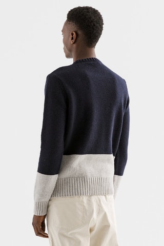 Pull en laine - Bleu marine