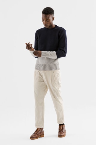 Pull en laine - Bleu marine