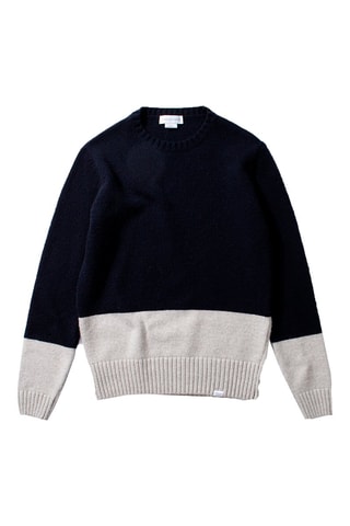 Pull en laine - Bleu marine