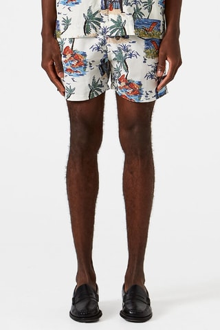 Short de bain - Blanc