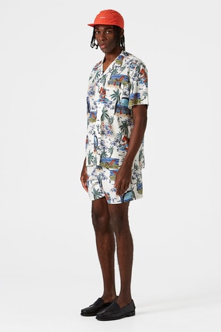 Short de bain - Blanc