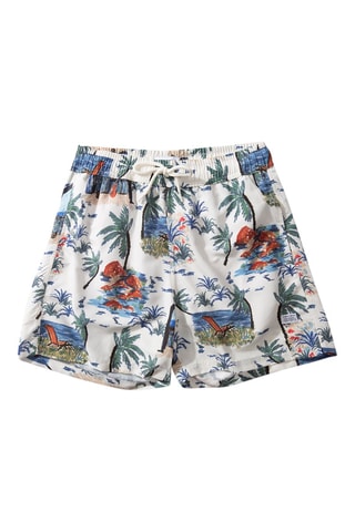 Short de bain - Blanc