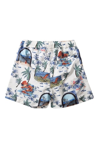 Short de bain - Blanc
