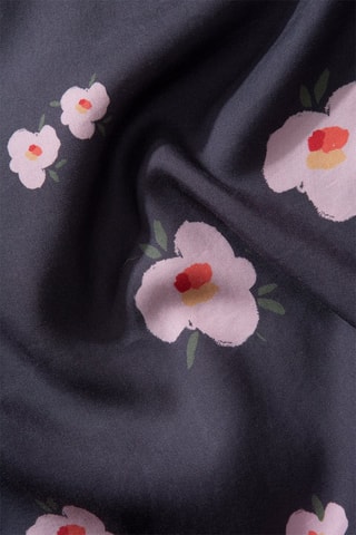 Chemise fleurie - Bleu