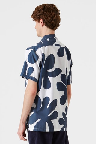 Chemise fleurie - Blanc