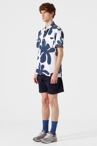 Chemise fleurie - Blanc