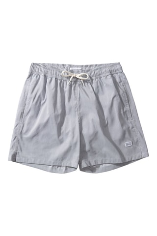Short de bain rayé - Gris