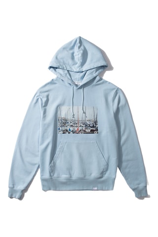 Sweat à capuche - Bleu clair