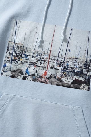 Sweat à capuche - Bleu clair