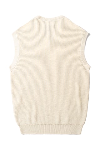 Pull sans manches - Beige