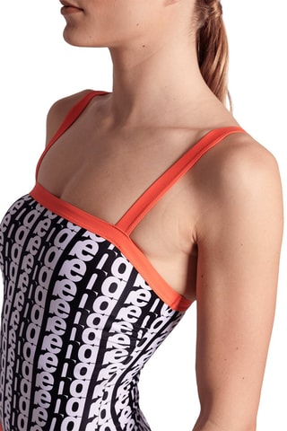 Badpak Monogram - Koraalrood