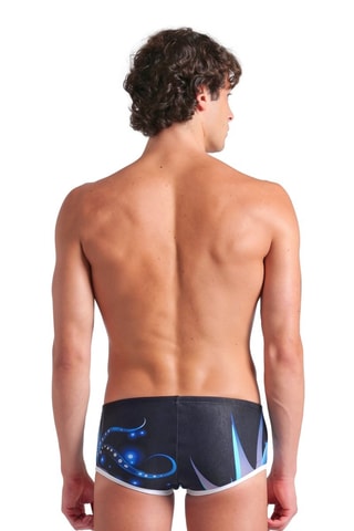 Zwemshort One Print Low Waist - Zwart